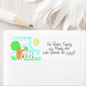 Voeg het kunstwerk van uw kind aan dit toe etiket (Insitu)