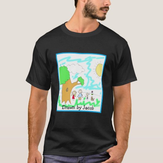 Voeg het kunstwerk van uw kind aan dit toe t-shirt (Voorkant)