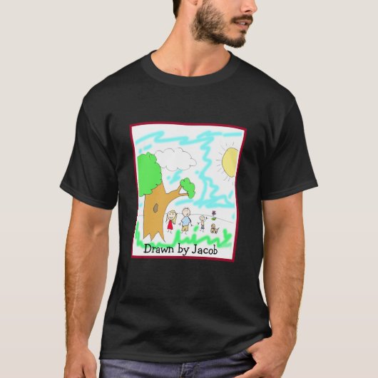 Voeg het kunstwerk van uw kind aan dit toe t-shirt (Voorkant)
