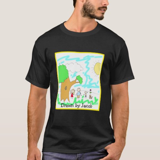 Voeg het kunstwerk van uw kind aan dit toe t-shirt (Voorkant)