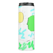 Voeg het kunstwerk van uw kind aan dit toe thermosbeker (Achterkant)