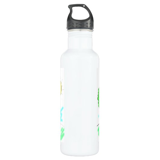 Voeg het kunstwerk van uw kind aan dit toe waterfles (Achterkant)