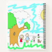 Voeg het kunstwerk van uw kind hieraan toe notitieboek (Achterkant)