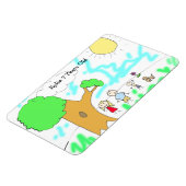 Voeg het kunstwerk van uw kind op dit magneet (Linkerzijde)