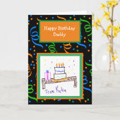 Voeg het kunstwerk van uw kind toe aan deze Kaart (Gele Bloem)