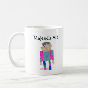 Voeg het kunstwerk van uw kind toe aan deze koffiemok