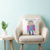 Voeg het kunstwerk van uw kind toe aan deze kussen (Stoel)
