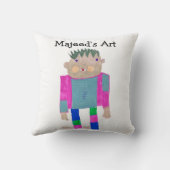 Voeg het kunstwerk van uw kind toe aan deze kussen (Achterkant)