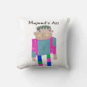 Voeg het kunstwerk van uw kind toe aan deze kussen (Voorkant)