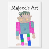 Voeg het kunstwerk van uw kind toe aan deze magneet (Voorkant)