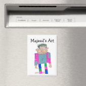 Voeg het kunstwerk van uw kind toe aan deze magneet (Insitu (Vaatwasser))