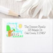 Voeg het kunstwerk van uw kind toe aan dit etiket (Insitu)