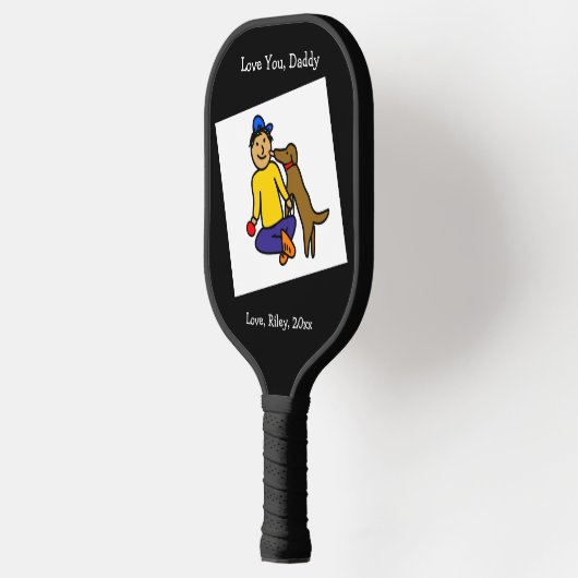 Voeg het kunstwerk van uw kind toe aan dit pickleball paddle (Links)