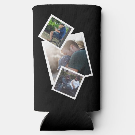 Voeg het kunstwerk van uw kind toe aan dit seltzer blikjeskoeler (Achterkant)