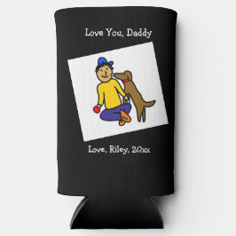 Voeg het kunstwerk van uw kind toe aan dit seltzer blikjeskoeler