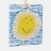 Voeg het kunstwerk van uw kind toe Kerst Ornament (Rechts)