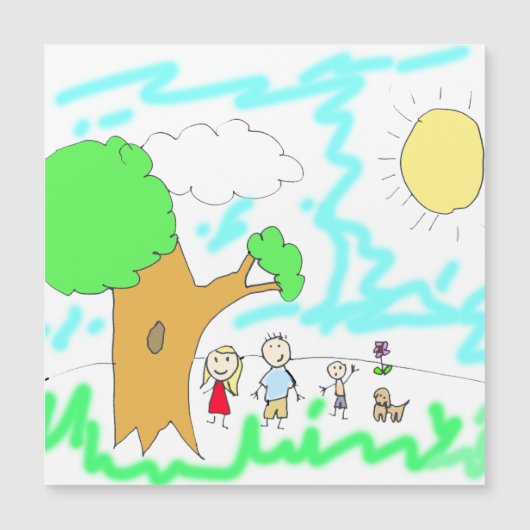 Voeg het kunstwerk van uw kinderen hieraan toe (Voorkant)
