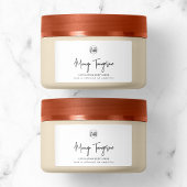 Voeg het Logo Moderne Minimale Etiket van het Manu