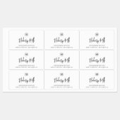 Voeg het Logo Moderne Minimale Etiket van het Manu Labels (Vel)