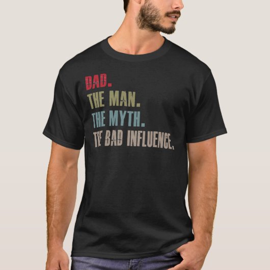 Voeg het man de mythe toe, de slechte invloed Esse T-shirt (Voorkant)