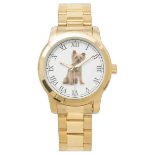 Voeg het Photo Cute Dog-portret van uw dichter toe Horloge