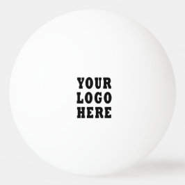 Voeg het professionele logo van uw website toe pingpongbal