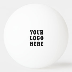 Voeg het professionele logo van uw website toe pingpongbal