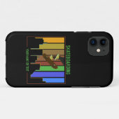 Voeg het Skateboarden van de Tekst van de Naam op  Case-Mate iPhone Case (Achterkant (horizontaal))