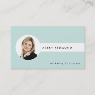 Voeg het Tussenvoegsel van de Sjabloon van de Foto Visitekaartje