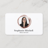 Voeg het Tussenvoegsel van de Sjabloon van de Foto Visitekaartje (Achterkant)