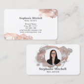 Voeg het Tussenvoegsel van het Malplaatje van de F Visitekaartje (Voorkant / Achterkant)