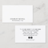 Voeg het Visitekaartje Logo Sjabloon aangepaste ci (Voorkant / Achterkant)