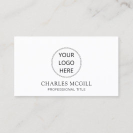 Voeg het Visitekaartje Logo Sjabloon aangepaste ci