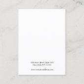 Voeg het Visitekaartje van het Veroorbaar beeldsch (Achterkant)