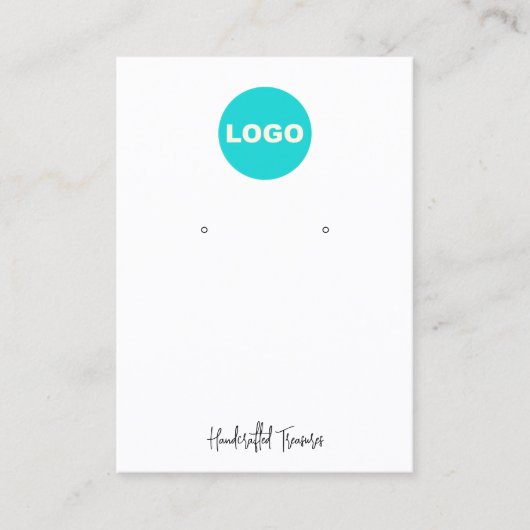 Voeg het Witte Wit van het Manuscript van de Handt Visitekaartje (Voorkant)