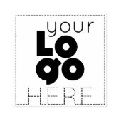 voeg hier aangepast logo voor uw bedrijf toe rubberstempel (Afrduk)