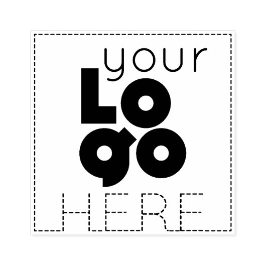 voeg hier aangepast logo voor uw bedrijf toe rubberstempel (Afrduk)