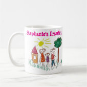 Voeg hier de kunstschool van uw Schattigee kind aa Koffiemok (Links)