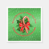 Voeg hier de naam Wijzigen tekst Rode Kerstaart to Servet (Voorkant)