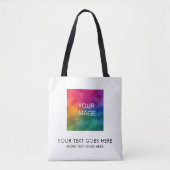 Voeg hier de Tekst van het Afbeelding toe elegante Tote Bag (Voorkant)