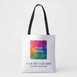 Voeg hier de Tekst van het Afbeelding toe elegante Tote Bag