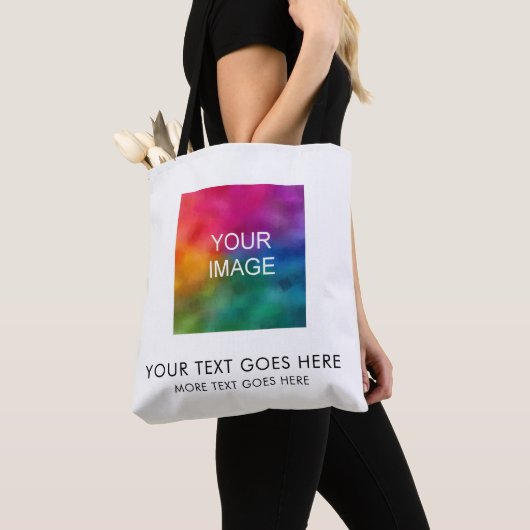 Voeg hier de Tekst van het Afbeelding toe elegante Tote Bag (Dichtbij)