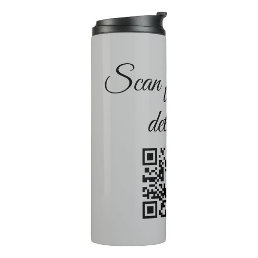 Voeg hier een QR-code toe en scan deze Thermosbeker (Gedraaid links)