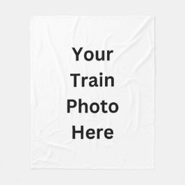 Voeg hier je eigen foto toe fleece deken