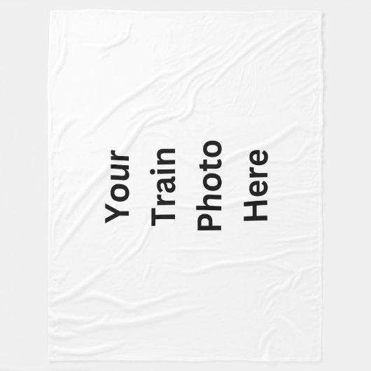 Voeg hier je eigen foto toe fleece deken (Voorkant)