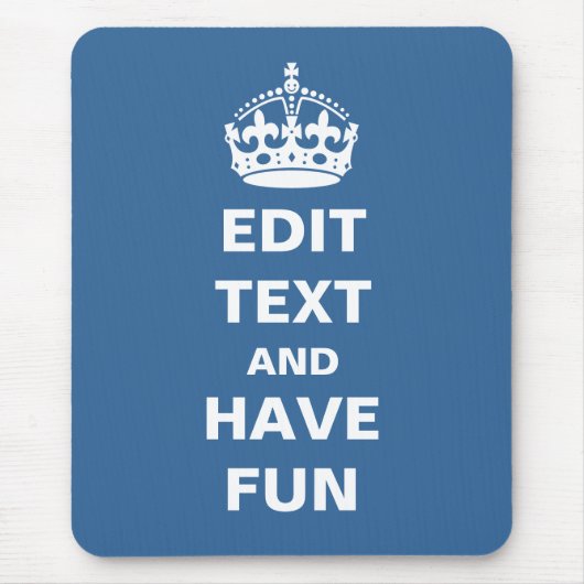 Voeg hier je eigen tekst toe! muismat (Voorkant)