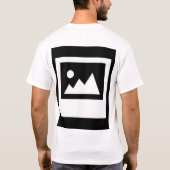 Voeg hier je tekst toe T-Shirt (Achterkant)