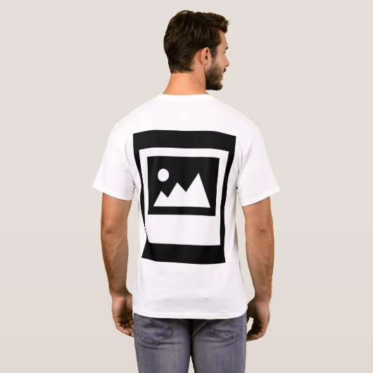 Voeg hier je tekst toe T-Shirt (Achterkant volledig)