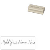 Voeg hier jouw naam aan aanpasbare stempel toe (Gestempeld)