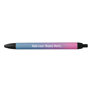 Voeg hier jouw naam zwart-wit pen toe, zwarte inkt